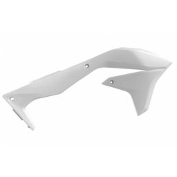 POLISPORT Ouïes de radiateur blanc Kawasaki KX450F