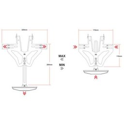 LSL MANTIS-RS pour Ducati Panigale V4 /S /R 18- / Panigale V2 20- / Streetfighter V4 20-, noir