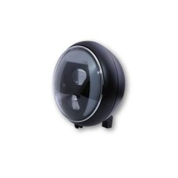 HIGHSIDER 7 pouces LED phare YUMA 2 TYP 8 avec TFL, éclairage de pliage, noir