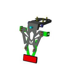 V PARTS Support de plaque noir Honda CB650F