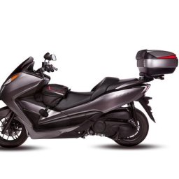 SHAD TOP MASTER HONDA FORZA 300i Ajustement topcase, noir, taille 25 cm