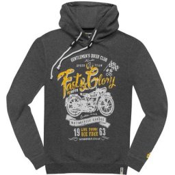 FC-Moto Fast and Glory Capuche, gris, taille S