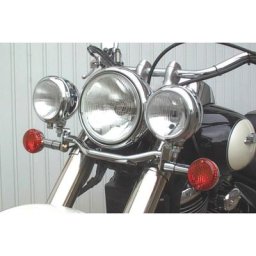 Porte-lampe FEHLING pour les phares supplémentaires SUZUKI VL 800 LC Volusia, argent