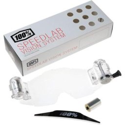 100% Vision Speedlab Vision System Système roll-off, transparent
