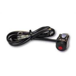 Interrupteur rond (bouton de type) pour arrêt moteur, klaxon ou p. ex. remplacement sur VTT/Quad.