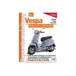 Motorbuch Repair manuel Vespa 125ccm, LX, LVX,S, Primavera, Sprint modèles 2005-