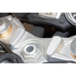 Casquettes de couverture LSL pour les trous de pince BMW RnineT, argent
