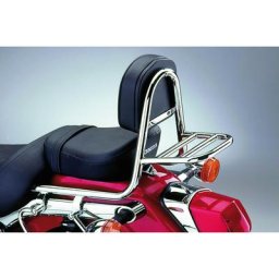 SIÈGE passager FEHLING Backrest, Sissybar, HONDA VT 125 Shadow (JC29/31), 99-07, argent