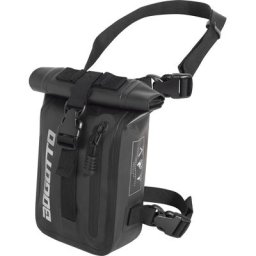 Bogotto Terreno Roll-Top Sac de cuisse imperméable, noir, taille 0-5l