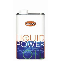 TWIN AIR Huile pour filtre à air Bio Liquid Power Foam biodégradable - Bidon 1 L, taille 10 mm