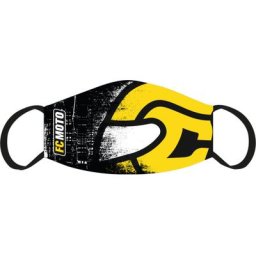 FC-Moto Masque facial, noir-jaune