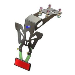 V PARTS Support de plaque noir Kawasaki Z1000 H2