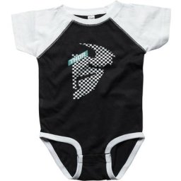 Thor Infant Headchecked Supermini Bébé Romper, noir, taille 0 - 6 mois
