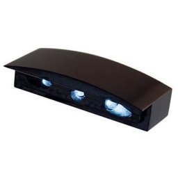 SHIN YO MICRO LED lampe de plaque d’immatriculation avec boîtier en aluminium, noir