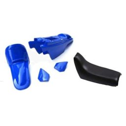 A.R.T. Kit plastique couleur origine bleu avec selle complète noire Yamaha PW50