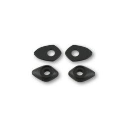 SHIN YO Montage des plaques INDY SPACER pour divers DUCATI MONSTER 696/796/1100/EVO, ensemble, noir
