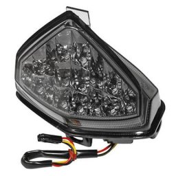 SHIN YO LED feu arrière avec verre teinté, HONDA CB 1000 R, 08-, noir