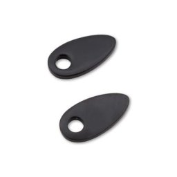 HIGHSIDER Plaques de montage INDY SPACER Alu pour Harley-Davidson, noir