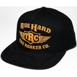 Rokker Ride Hard Snapback Cap, noir-jaune