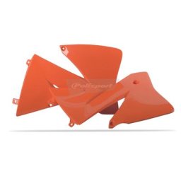 POLISPORT Ouïes de radiateur orange KTM
