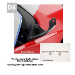 Kit de montage LSL SlideWing KAWASAKI Ninja 650, 17-, argent