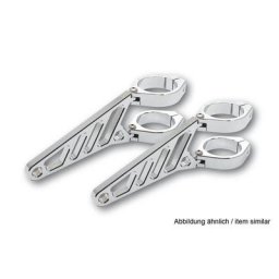 Support de lampe HIGHSIDER fixé long pour 38-41 mm, argent