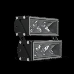 HIGHSIDER ULTIMATE LED projecteur avec support Z, noir