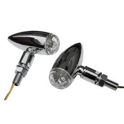 HIGHSIDER HIGHSIDER INDICATEURS LED MICRO-BULLET, argent