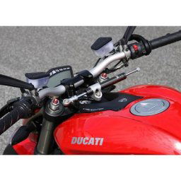 LSL Steering damper kit DUCATI Streetfighter, titane, argent