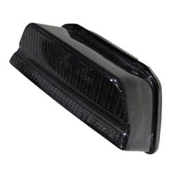 SHIN YO LED feu arrière avec verre teinté, KAWASAKI ZRX 1100/1200 97, noir