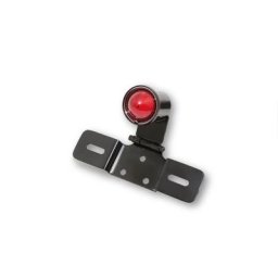 SHIN YO LED feu arrière OLD SCHOOL TYP6 avec support de plaque d’immatriculation réglable, noir