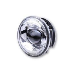 SHIN YO 4 pouces LED plongée phare de faisceau insert, chrome, argent