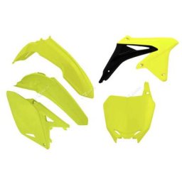 Race Tech Kit plastique jaune fluo Suzuki RM-Z250