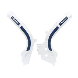 Race Tech Protège cadre RACTECH bi-matières blanc/bleu