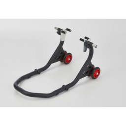 Support de support PROTECH avant poudre enduite en acier inoxydable noir