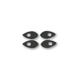 SHIN YO Plaques de montage INDY SPACER pour divers, DUCATI, HONDA, Set, noir
