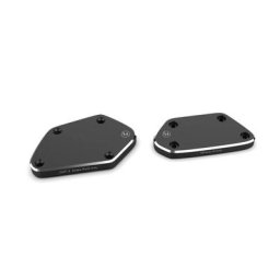 HighSIDER CNC cover for clutch and brake reservoir for BMW RnineT 14-16 black anodized, noir