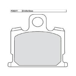 FerODO Brake pad FDB 277 Platine