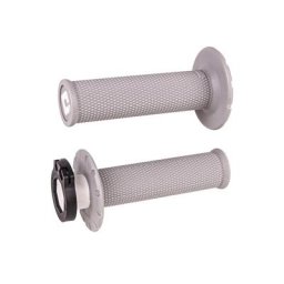 ODI Revêtements MX V2 Lock-On sans gauffrage - gris clair