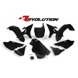 Race Tech Kit plastique Revolution + réservoir noir Yamaha YZ125/250