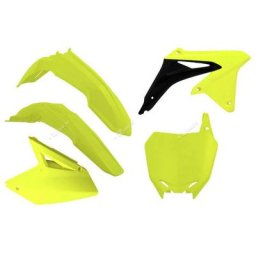 Race Tech Kit plastique jaune fluo Suzuki RM-Z450