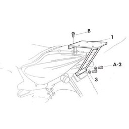 SHAD TOP MASTER YAMAHA AEROX 50 Ajustement topcase, noir