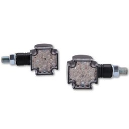 SHIN YO LED mini signal de virage CROSS, noir, poignée courte