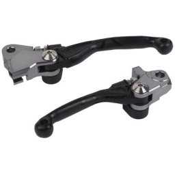 POLISPORT Jeu de leviers Pivor Incassable noir - Honda, blanc, taille 10 mm