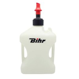 Bihr Bidon d'essence Home Track homologué TÜV blanc 20L