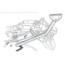SHAD TOP MASTER SUZUKI GSX750/600 F Ajustement topcase, noir, taille 65 cm