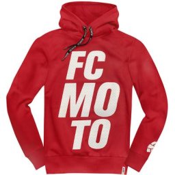 FC-Moto Logo-H Capuche, rouge, taille S