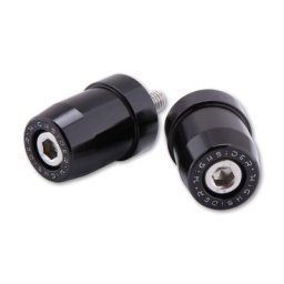 Poids d’extrémité de barre HIGHSIDER pour KAWASAKI M8, noir