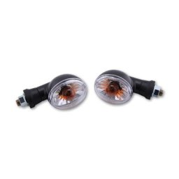 Shin YO Mini indicateurs, ovale, noir