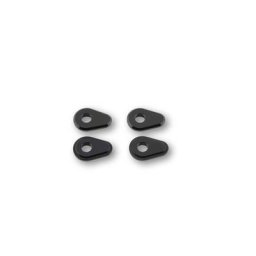 SHIN YO Alu plaques de montage INDY SPACER pour YAMAHA MT 07/09/10, ensemble, noir